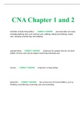 CNA Chapter 1 and 2