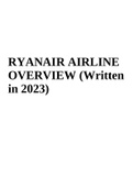 RYANAIR AIRLINE OVERVIEW | Latest Update 2023 (Essay)