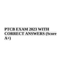 PTCB EXAM 2023 WITH CORRECT ANSWERS Graded A+