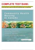 COMPLETE TEST BANK:  Community Health Nursing in Canada 3rd Edition By Marcia Stanhope, RN, DSN, FAAN, Jeanette Lancaster, RN, PhD, FAAN, Sonya L. Jakubec, RN, BHScN, MN, 9780134837888 Chapter 1-18 Complete Guide .