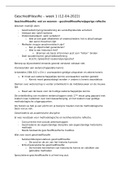 College aantekeningen Geschiedfilosofie (LET-GESB111) 