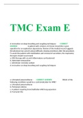  TMC Exam E