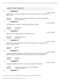 HSCO 511 Exam 2 Liberty University answers complete solutions : All answers Correct.