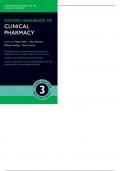 Oxford Handbook of Clinical Pharmacy Third Edition