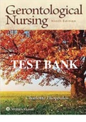 NSG 239 Gerontological Nursing 9th Edition Eliopoulos Test Bank Chapter 1 The Aging Population