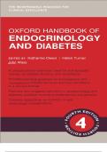 OXFORD HANDBOOK OF Endocrinology and Diabetes FOURTH EDITION