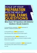 IBCLC Exam/ 457 Questions with Definitive Solutions/ Already Graded A+  % of breastmilk that is carbohydrates - Answer: Approximately 7% Wikipedia. en.wikipedia.org/wiki/Breast milk.  % of breastmilk that is fat - Answer: Approximately 4% Hale and Hartman