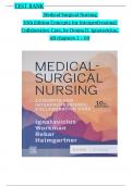 TEST BANK Medical-Surgical Nursing  10th Edition Concepts for Interprofessional  Collaborative Care, by Donna D. Ignatavicius, All Chapters 1 to 69 complete Verified editon ISBN:9780323654043