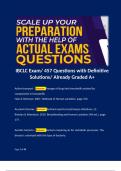 IBCLC Exam/ 457 Questions with Definitive Solutions/ Already Graded A+ 