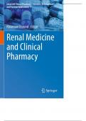 Advanced Clinical Pharmacy - Research, Development and Practical Applications Volume 1 Renal Medicine and Clinical Pharmacy