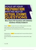 IBCLC Exam/ 457 Questions with Definitive Solutions/ Already Graded A+ 