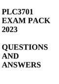 PLC3701 EXAM PACK 2023