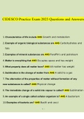 CIDESCO Practice Exam 2023 Questions and Answers (Verified Answers by Expert)