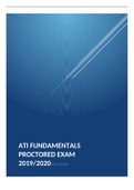 ATI FUNDAMENTALS PROCTORED EXAM 2019/2020