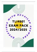 TLI4801 EXAM PACK 2024/2025