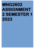 MNG2602 ASSIGNMENT 2 SEMESTER 1 2023