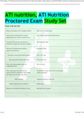 ATI nutrition, ATI Nutrition Proctored Exam Study Set Terms in this set (184)