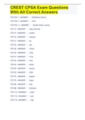 Standard CPSA Answers