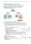 Samenvatting  Topic 3 Algemene Farmacologie