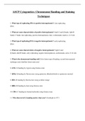 ASCP Cytogenetics Chromosome Banding and Staining Techniques