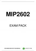 MIP2602 EXAM PACK 2024