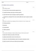 Safety Trained Supervisor Construction (STSC) Certification questions with 100% correct answers