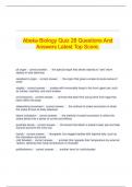 Abeka 10th Grade Biology Test bundled exam questions and answers 2024.