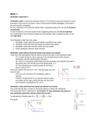 Samenvatting  Finance 1. EBE jaar 1 VU Amsterdam