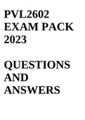 PVL2602 EXAM PACK 2023