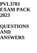 PVL3703 EXAM PACK 2023