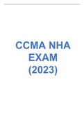 CCMA NHA EXAM GRADED A+ (2023)