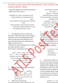 TLS Post Test 2023 QUESTIONS AND ANSWERS . The primary indication for transferring a patient to a higher level trauma center is: 4. Which one of th e following statements regarding patients with thoracic spine injuries is TRUE? unavailability of a surgeon