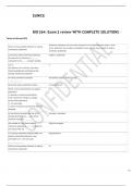 BIO 264_ Exam 2 review WITH COMPLETE SOLUTIONS