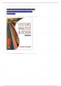 SOLUTION MANUAL For Systems Analysis and Design, 10th Edition by Kendall Kenneth and Kendall Julie, Verified Chapters 1 - 16, Complete Newest Version