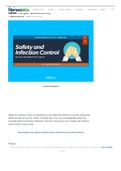 NCLEX SAFETY AND INFECTIONS CONTROL, questions with accurate anwers, graded A+