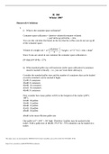 IE 368 Winter 2007 Homework 6 Solutions, Questiions and answers, Grdaed A+