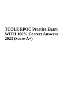 TCOLE BPOC Practice Exam WITH 100% Correct Answers 2023 (Score A+)