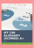 IPT CMI GLOSSARY (SCORED) A+