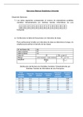 Ejercicios Básicos Estadística Univarida