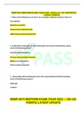 NRNP 6675 MIDTERM EXAM (YEAR 2022 –2023score 100/100 POINTS) LATEST UPDATE