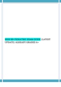 HESI RN PEDIATRIC EXAM GUIDE (LATEST UPDATE) ALREADY GRADED A+