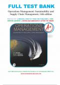 Test bank for heizer operations management 14th Edition, Questions & Answers | Complete Guide