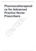 Pharmacotherapeutics for Advanced Practice Nurse Prescribers