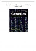 Test Bank For Genetics A Conceptual Approach 7th Edition By Benjamin A. Pierce.