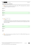 AP Calculus AB Unit 2 Progress Check MCQ Part A Scoring Guide 2023.