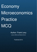 Economy Microeconomics Practice MCQ Author: Frank Levy