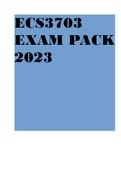 ECS3703 EXAM PACK 2023