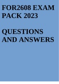 FUR2601 EXAM PACK 2023