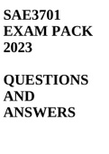 SAE3701 EXAM PACK 2023