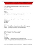 NURS 1234-PHYSICAL EXAMINATION AND HISTORY TAKING CHAPTER 1 EXAM QUESTIONS WITH CORRECT ANSWERS